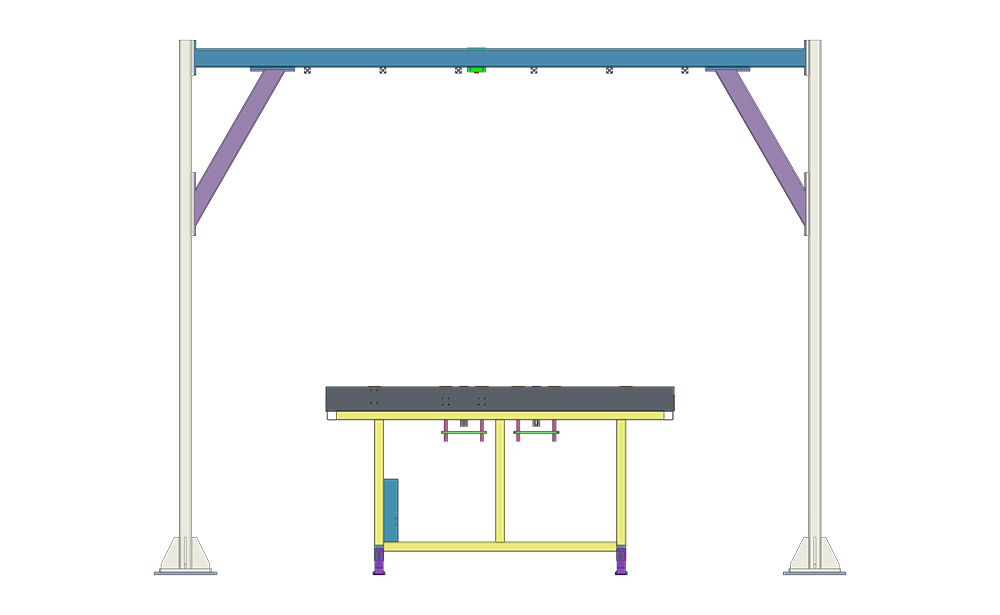 Optical centering station